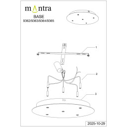 База накладная Mantra 9364