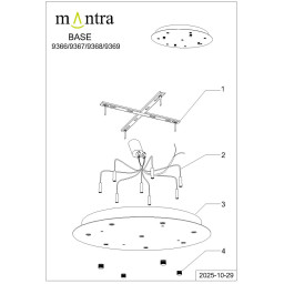 База накладная Mantra 9368