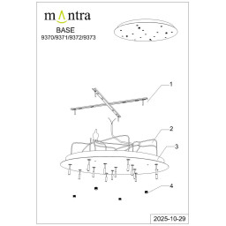 База накладная Mantra 9372