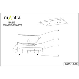 База накладная Mantra 9389