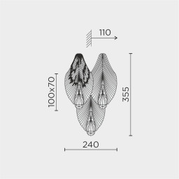 Бра MODELUX ML.6228.330 GD