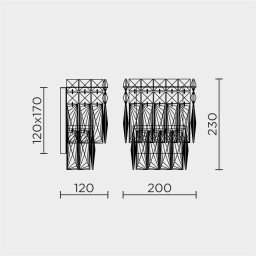 Бра MODELUX ML.7084.230 CR