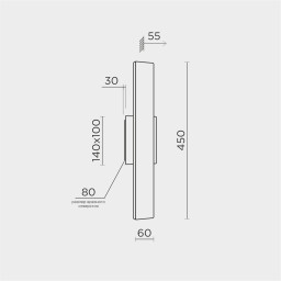 Бра MODELUX MS.1235.450 BS
