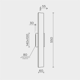 Бра MODELUX MS.1235.550 BS