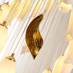 Каскадная люстра MODELUX ML.8868.48 WH