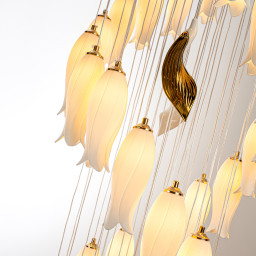 Каскадная люстра MODELUX ML.8868.48 WH