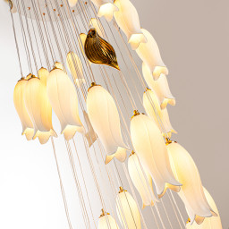 Каскадная люстра MODELUX ML.8868.48 WH