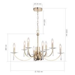 Подвесная люстра ST-Luce SL1405.203.08