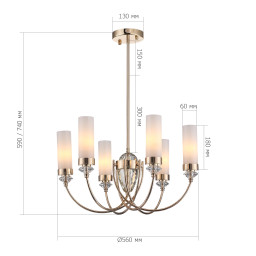Люстра на штанге ST-Luce SL1402.253.06