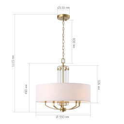 Подвесная люстра ST-Luce SL1403.303.05