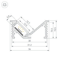 Профиль Arlight 063941