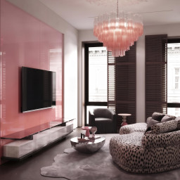 Подвесная люстра LOFT IT 10580/600 Clear pink