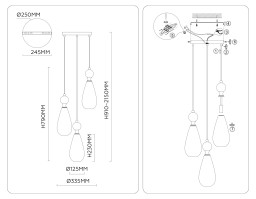 Каскадная люстра Ambrella Light LH53290