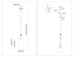 Подвесной светильник Ambrella Light LH53301