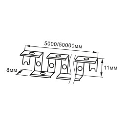 Крепеж для лент Feron 52100