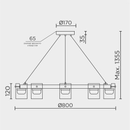 Подвесной светильник MODELUX MD.1886.800
