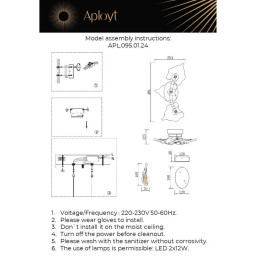 Бра APLOYT APL.095.01.24