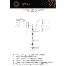 Бра APLOYT APL.098.01.10