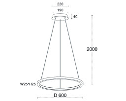 Подвесной светильник ITALLINE IT013-6027 white 3000K