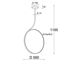 Подвесной светильник ITALLINE IT013-6025 white 3000K