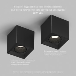 Накладной светильник Denkirs DK3080-BK