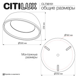 Накладной светильник Citilux CL736151