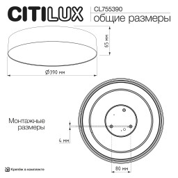 Накладной светильник Citilux CL755390