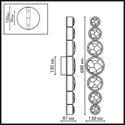 Бра Odeon Light 7174/15WL