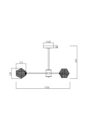 Люстра на штанге Freya FR5328CL-06B