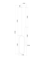 Подвесной светильник Freya FR6082PL-L23B