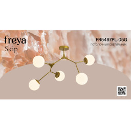 Накладная люстра Freya FR5497PL-05G