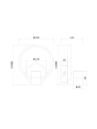 Бра Freya FR6074WL-L12GB