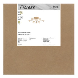 Накладная люстра Freya FR5571CL-09G