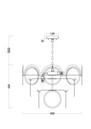 Подвесная люстра Freya FR5146PL-07G