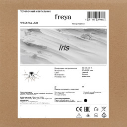 Накладная люстра Freya FR5067CL-27B