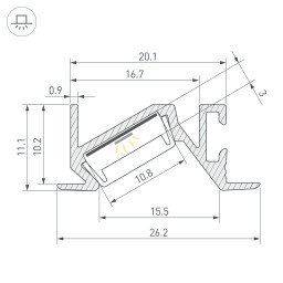 Профиль Arlight 063456