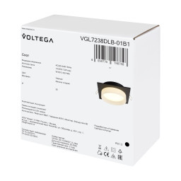 Встраиваемый светильник Voltega VGL7238DLB-01B1