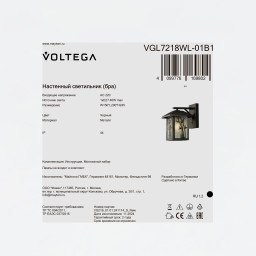 Светильник настенный Voltega VGL7218WL-01B1