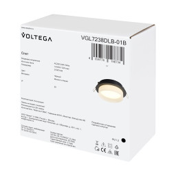 Встраиваемый светильник Voltega VGL7238DLB-01B