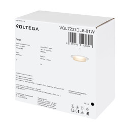 Встраиваемый светильник Voltega VGL7237DLB-01W