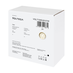 Встраиваемый светильник Voltega VGL7134DLB-01W