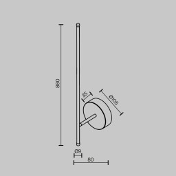 Бра Maytoni C085WL-L12BS2.7K-1