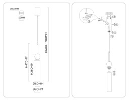 Подвесной светильник Ambrella Light LH53270