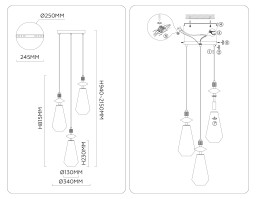 Каскадная люстра Ambrella Light LH53302