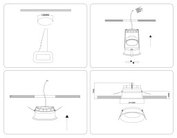 Встраиваемый светильник Ambrella Light TU51812