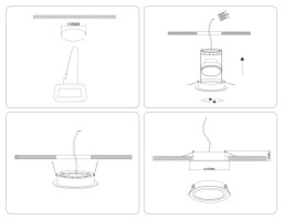 Встраиваемый светильник Ambrella Light TU51823