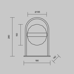 Настольная лампа Maytoni MOD379TL-L4B3K