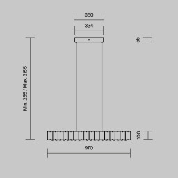 Линейный светильник Maytoni MOD517PL-L28BS3K
