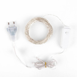 Светодиодная нить Eurosvet 400-009 белый 10 м IP20
