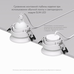 Влагозащищенный светильник Denkirs DK3103-WH
